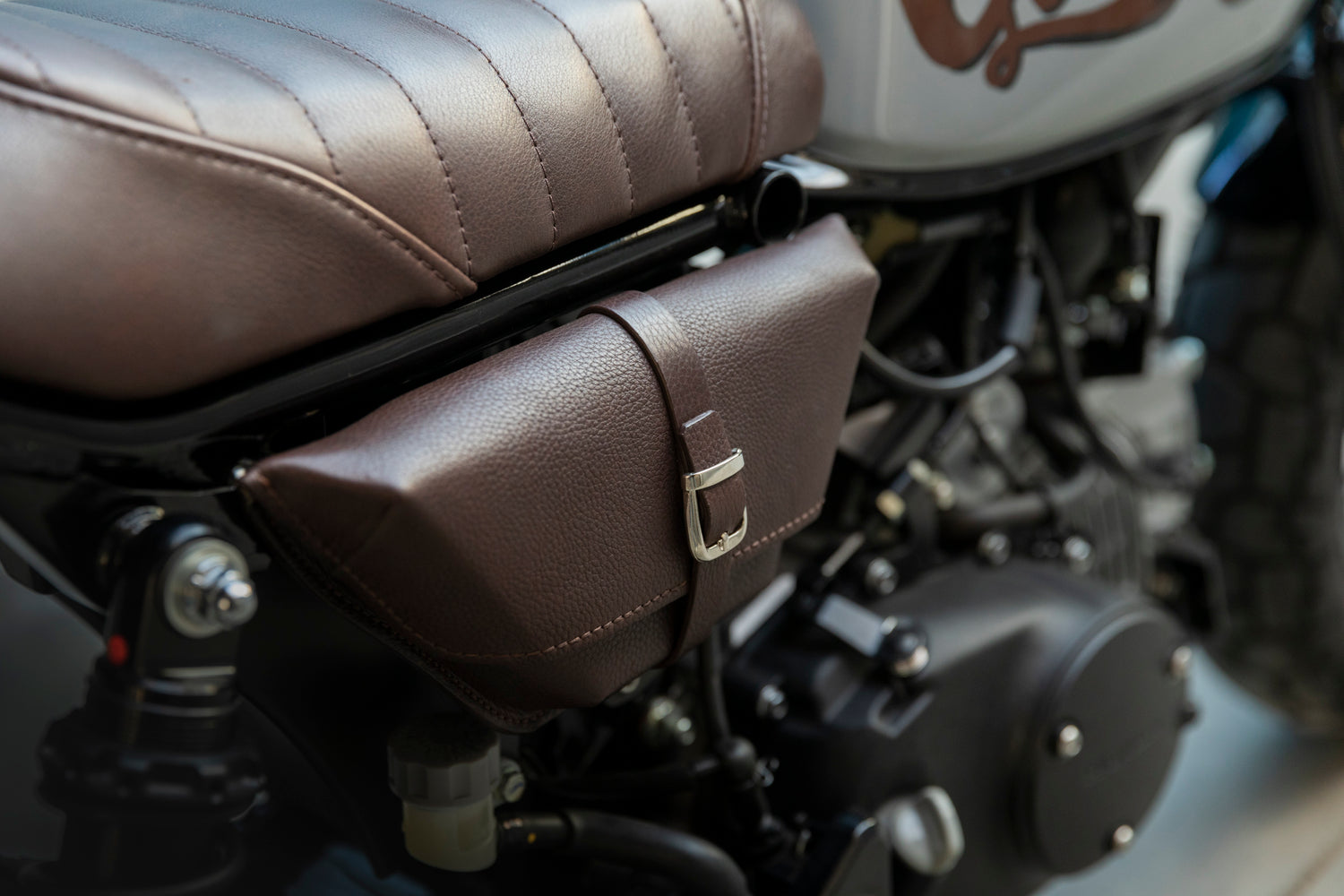 Honda Monkey 2020 leather side bag