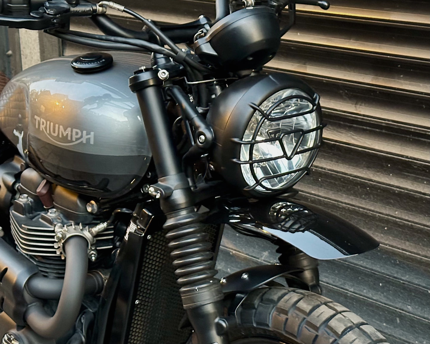 Triumph 900 Headlight Protection Grill / Guard