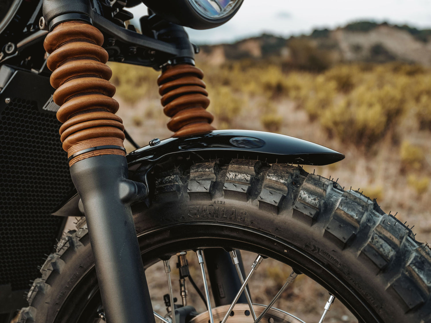 Triumph Street Scrambler Front mudguard right side view