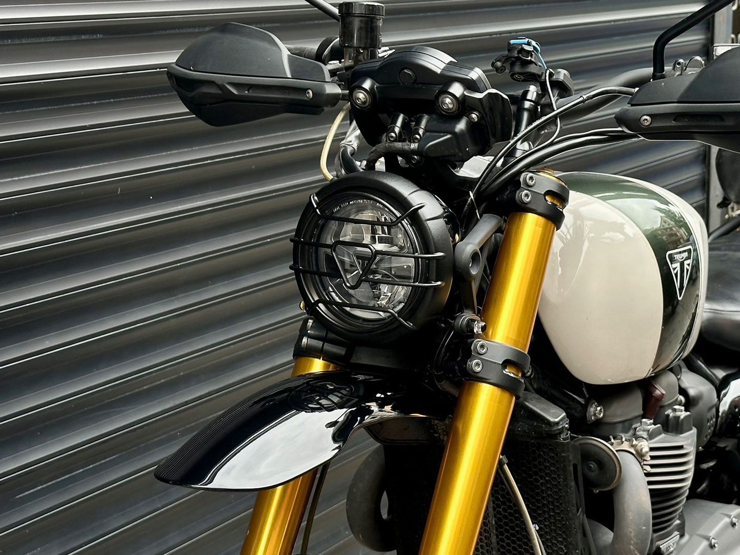 Triumph 1200 Headlight Protection Grill / Guard
