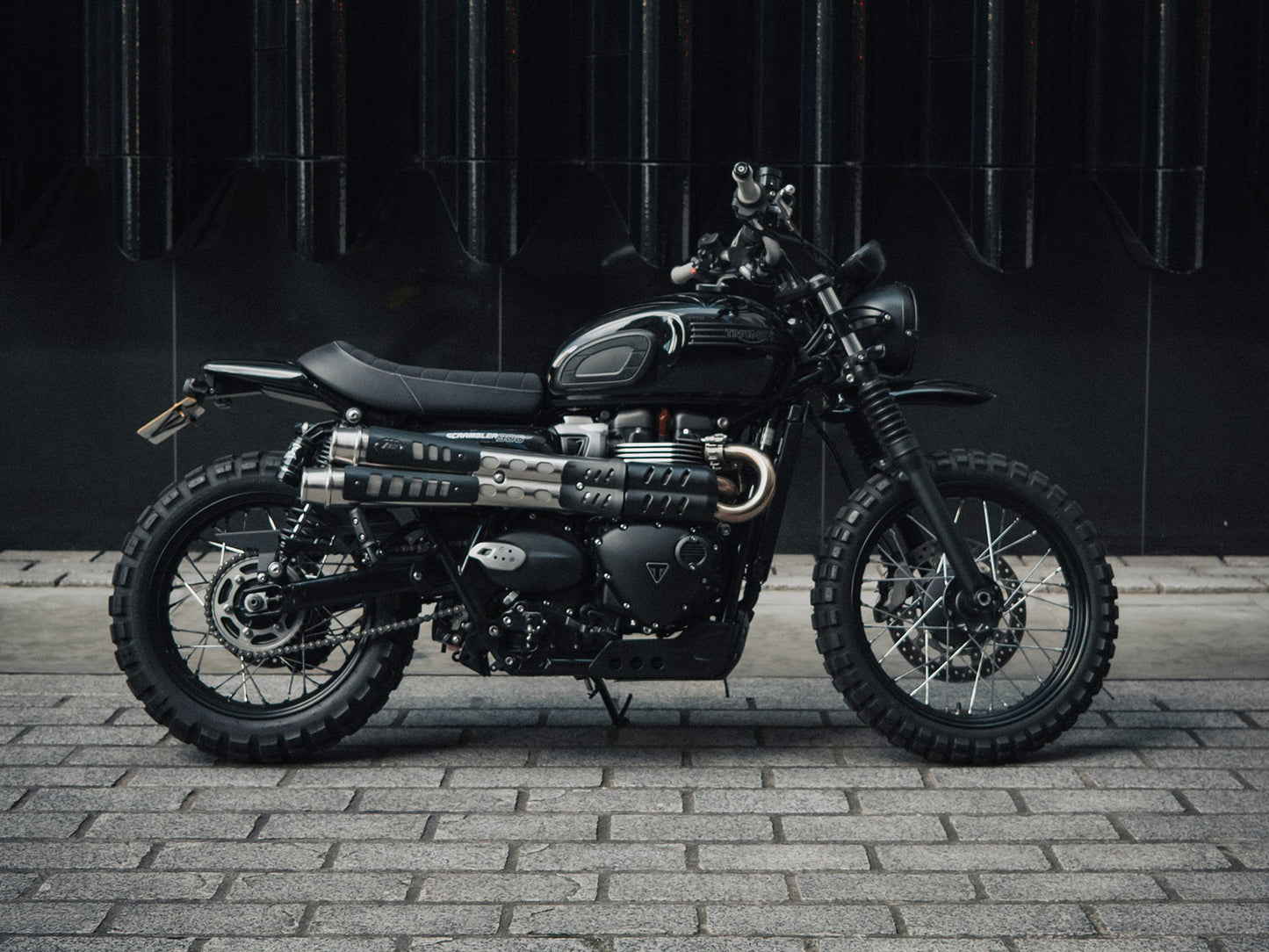 Triumph scrambler 900 Heat Shield Leg Saver