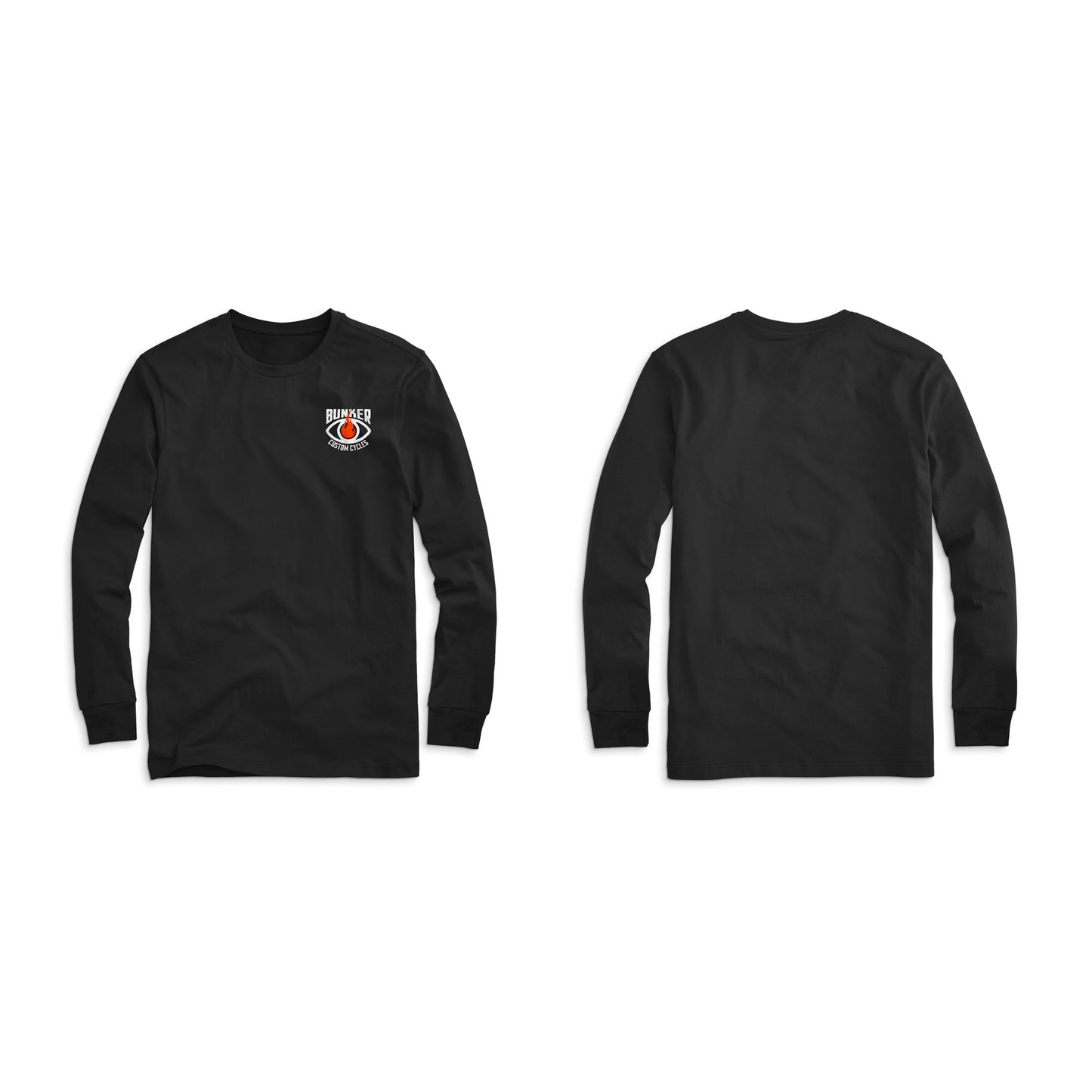 Black Burning Eye Longsleeve shirt