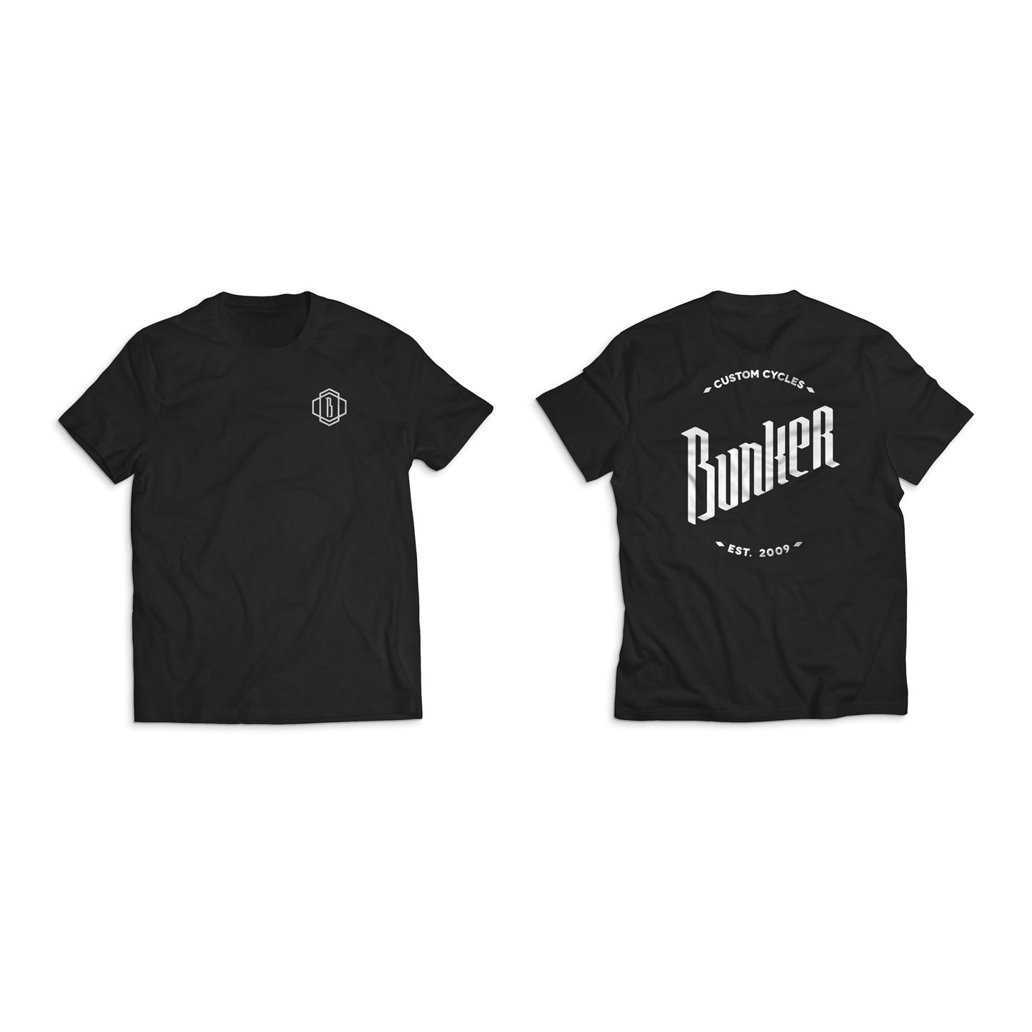 Black Classic Bunker Logo T-shirt