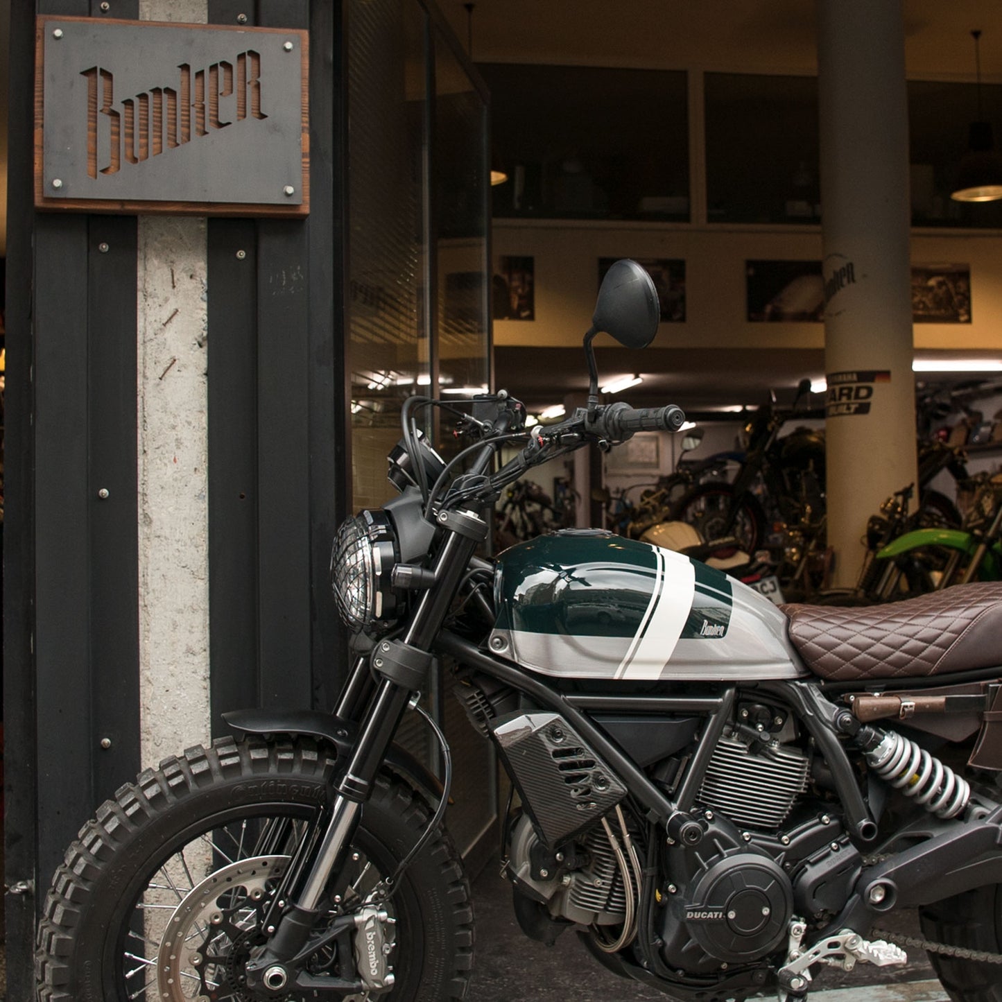 Ducati Scrambler Carbon Fiber Radiator Cover