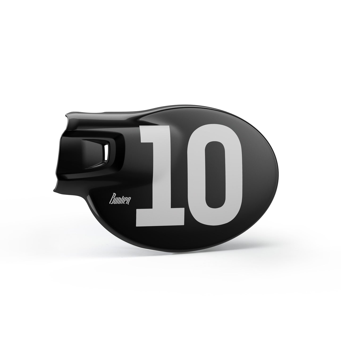 Triumph Scrambler Number Plate Side cover with custom Number Glossy Finish