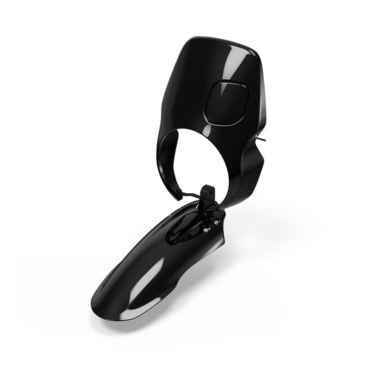 Bmw r ninet scrambler custom High fender and Fairing Glossy Black