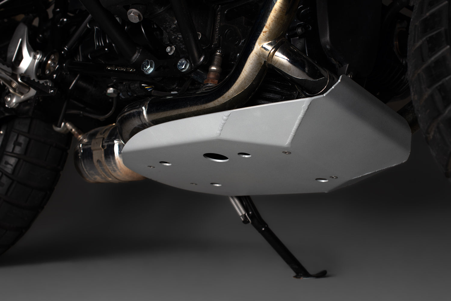 BMW R nineT Scrambler Custom Build, Custom Skid Plate, Engine Guard