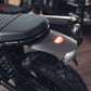 Honda CL250 Rear Mudguard Tail Tidy image gallery Glossy Black Real life on motorcycle left back side