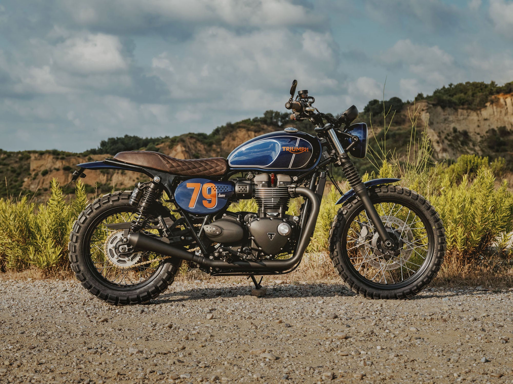 Triumph Street Scrambler No 79 Bunker Custom Cycles Triumph Street Scrambler No 79 Bunker Custom Cycles