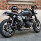 Triumph Speed Twin 1200 Number Plate  Side Panel Custom Racing Number Image Gallery 1 Rear View matte black