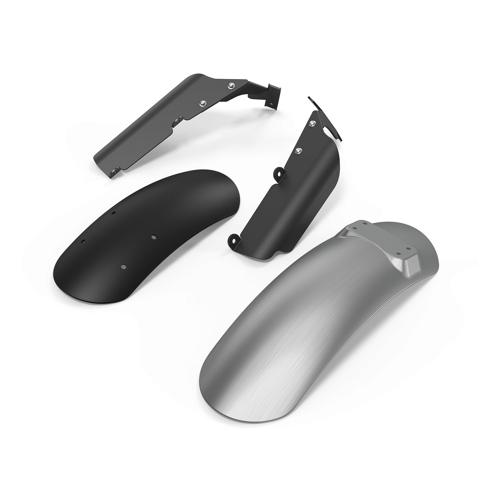 Triumph 400 X High Fender Low Fender Image Gallery Metalic Brushed Grey