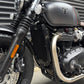 Triumph Bonneville Bobber  2026 1200 Radiator Guard Close up 