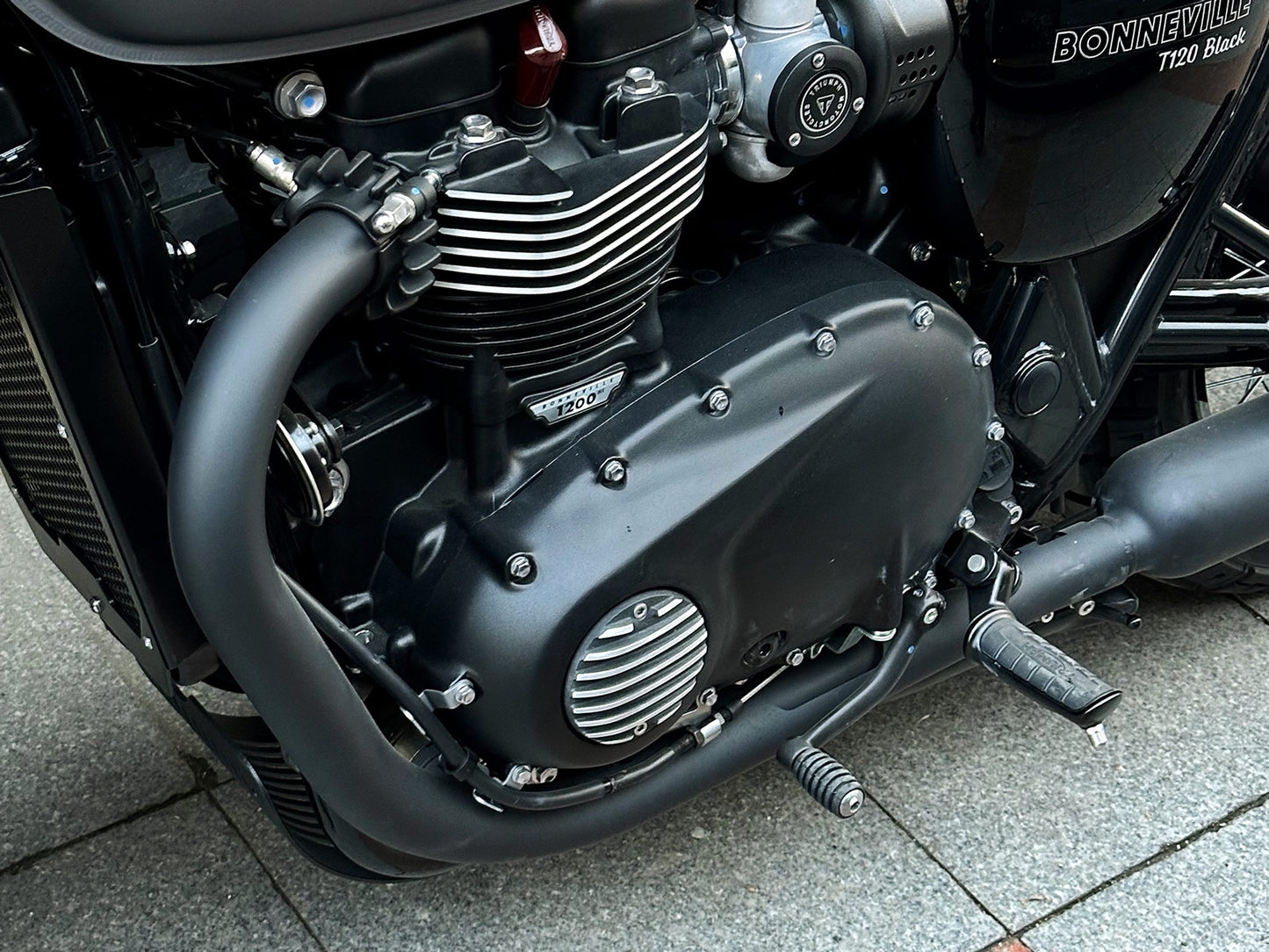 Triumph Engine Badge 2016 ON LEFT side Clutch cover