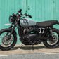 Triumph Street Scrambler PA12 Numberplate Side cover Left 17 number sun left side view