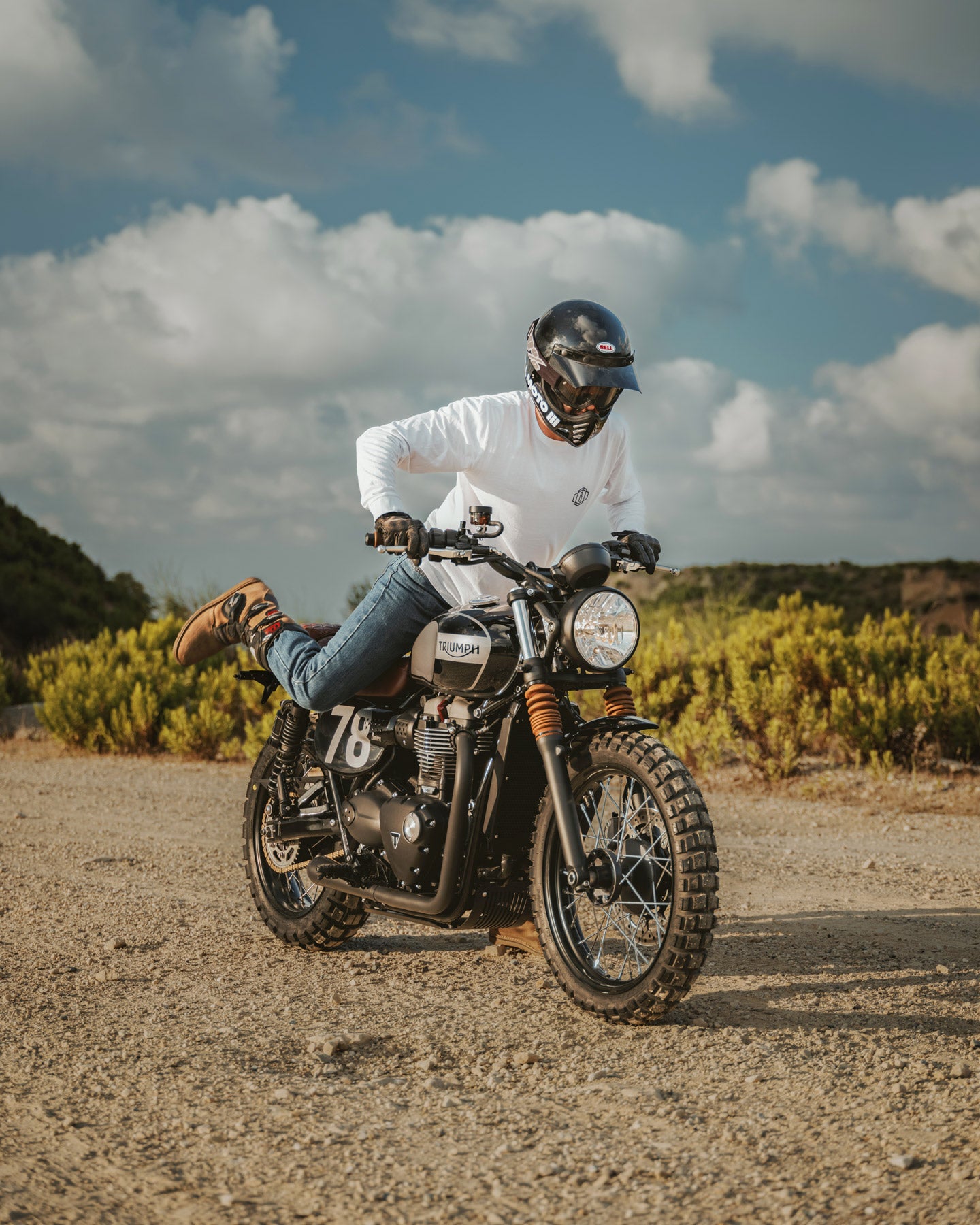 Triumph street hot sale twin adventure